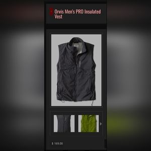 Orvis Men’s PRO Insulated Vest
